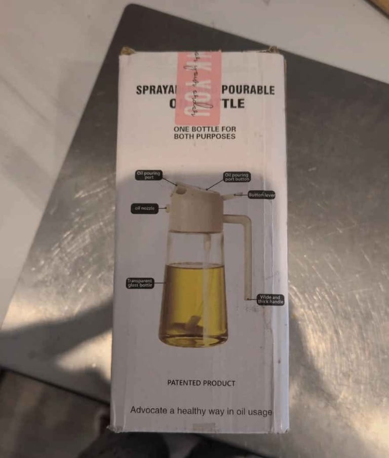 Spray and pour oil dispenser - new