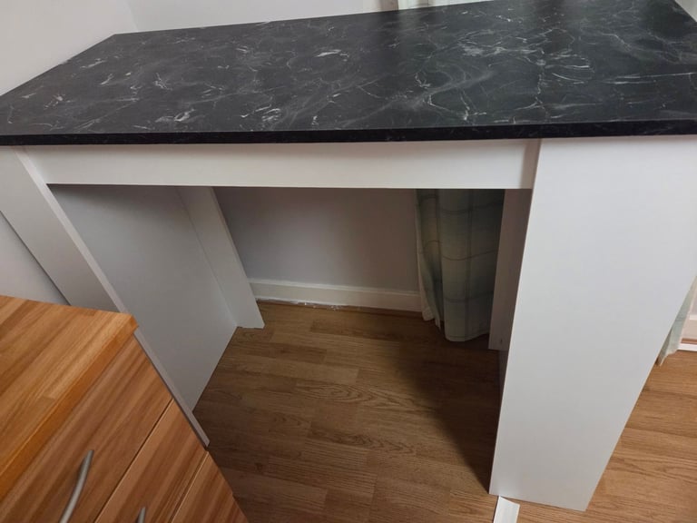 Breakfast bar with storage