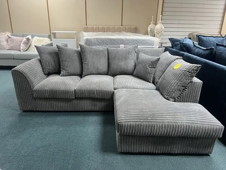 image for New DYLAN Corner L Shape Sofa & 3+2 Seater Sofa BRAND NEW ~~ SAME DAY DELIVERY 