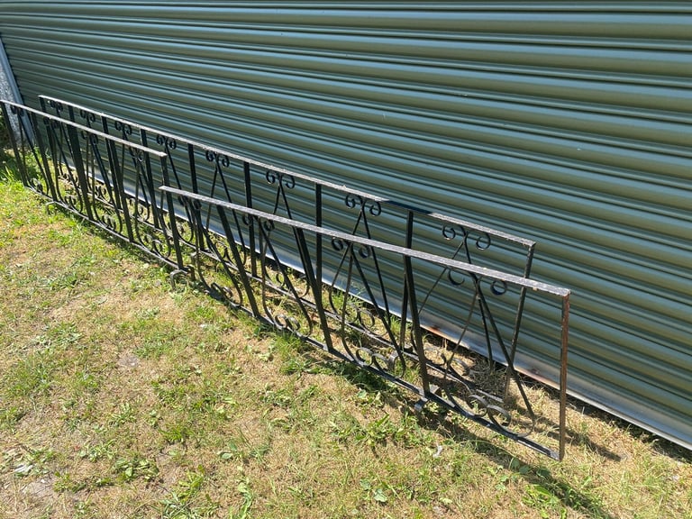 For sale two wrought iron fencing panels black in Swansea Gumtree
