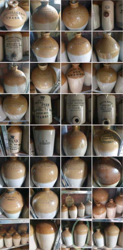 image for Wanted  old named stoneware bottles and jars / antique bottles