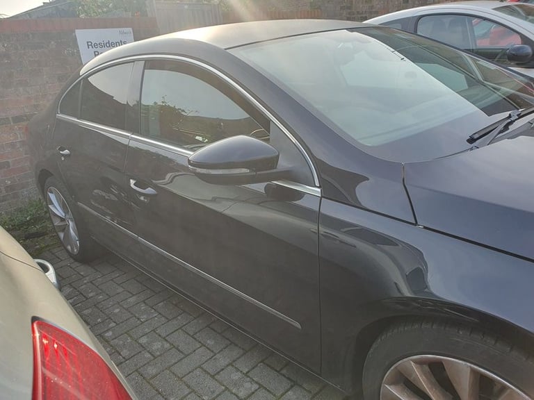 VW Passat CC Saloon Right Side Front Door Black 2010