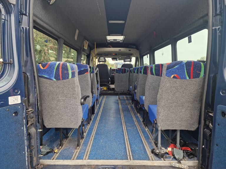 2015 Peugeot Boxer Red LWB 12 Seat Minibus  Drives Perfect  Disability Access