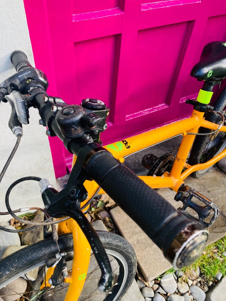 Frog 55 kids bike. 20” wheels. Orange. Ages 5-8