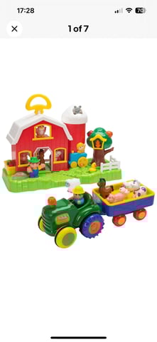 Macdonald's Farm Smyths Tractor Toys Farm Tractor With