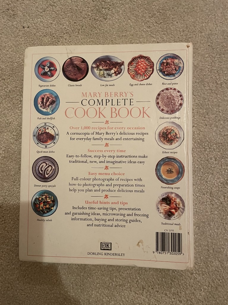 Mary Berry's Complete Cookbook Hardcover 