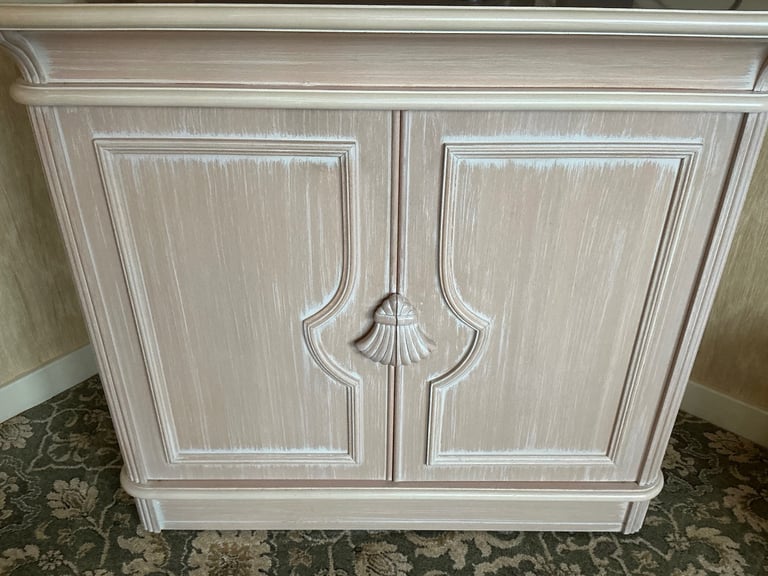 Italian limed cabinet