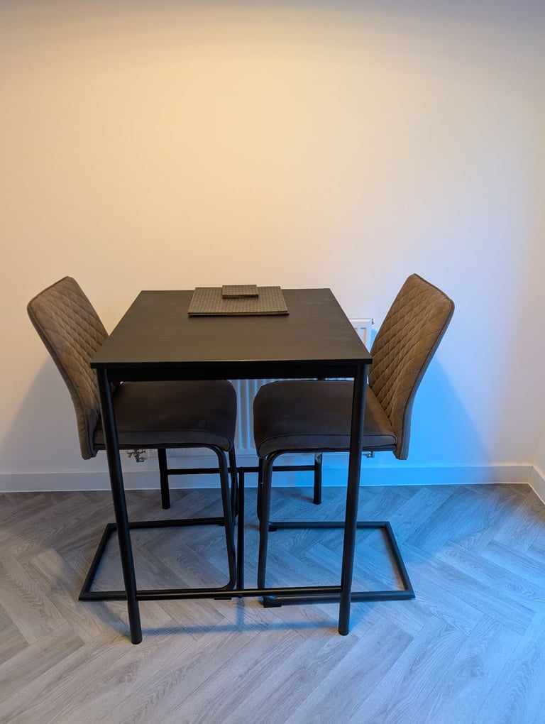 image for High table and 2 x bar stools