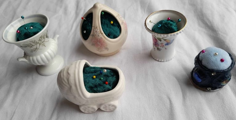 image for 5 Hand crafted pin cushions £2 each.