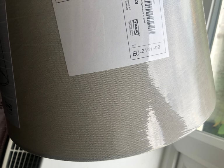 Lamp shade 33x24cm, New, from Ikea , light grey