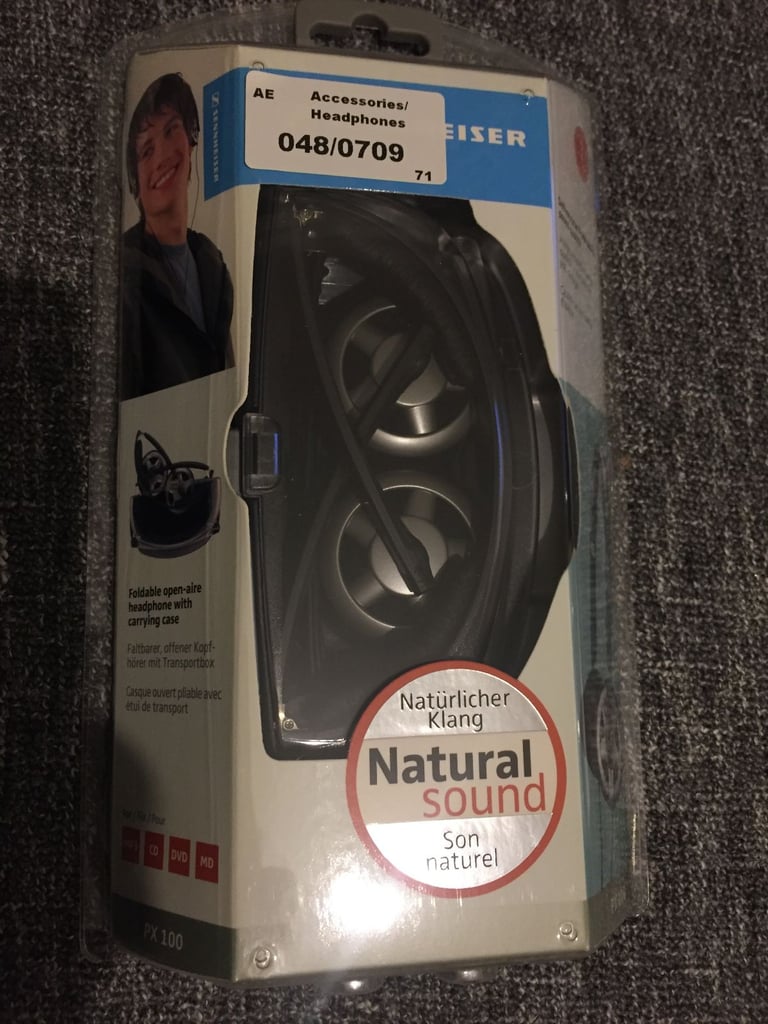 image for SENNHEISER PX 100 MK1 HEADPHONES - BRAND NEW AND SEALED