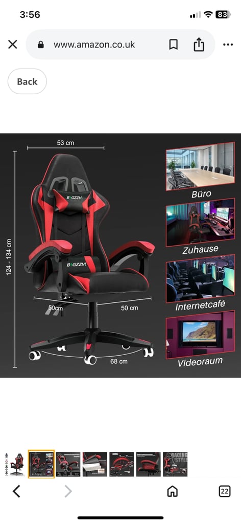 image for Gaming chair very comfy