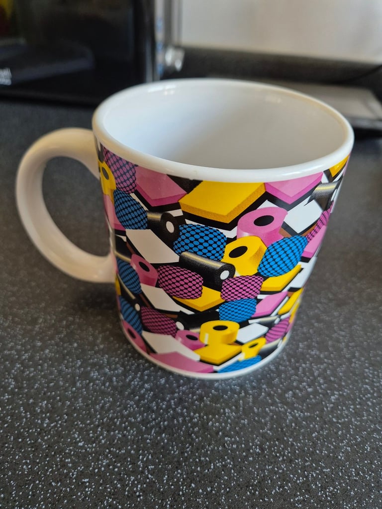 Large Liquorice Allsorts Mug - as new
