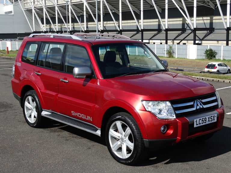 2009 MITSUBISHI SHOGUN 3.2 DIESEL DIAMOND DI-D LWB 7 SEATS AUTO 4WD TOW BAR RED