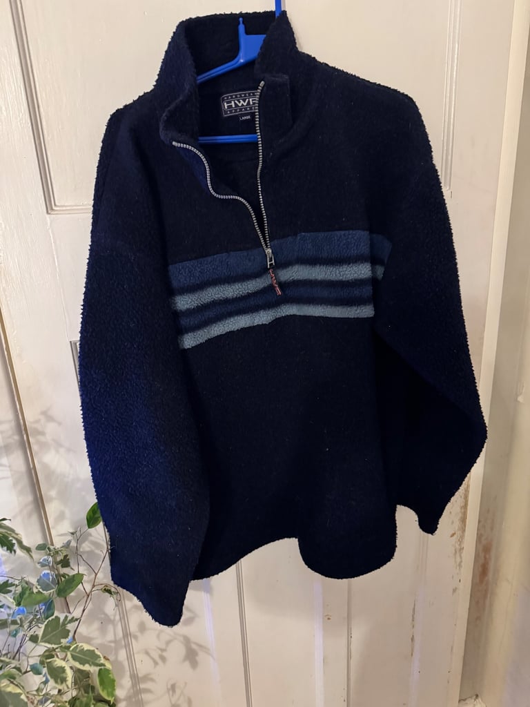 image for HWR fleece jacket 1/4 zip size Large