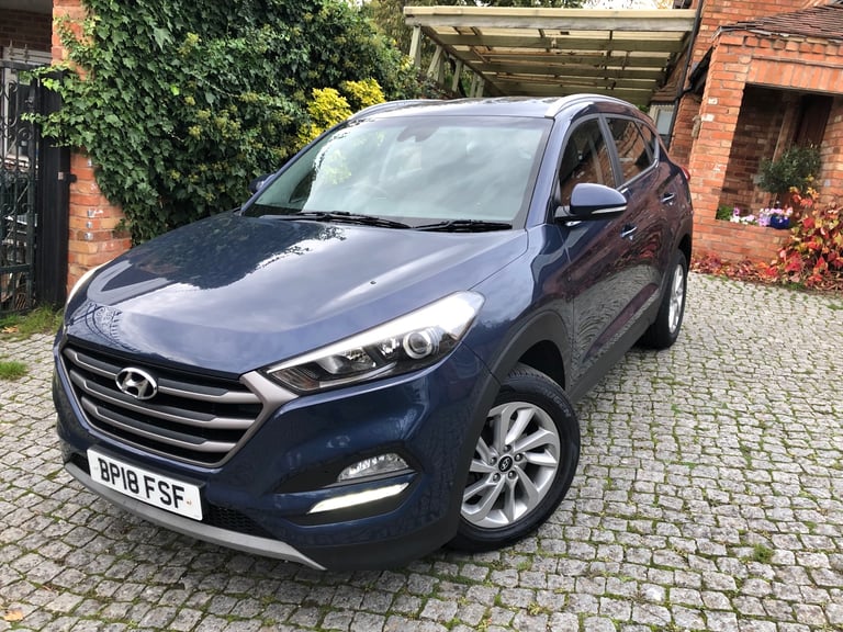 Hyundai TUCSON SE BLUE DRIVE SUV 2018 1 Owner Manual 1.6 Petrol Serviced 12 Months MOT