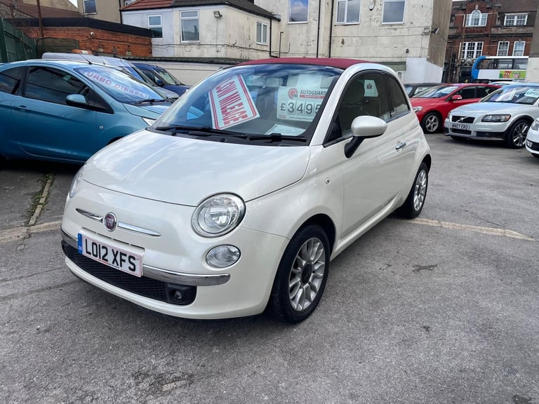 2012 Fiat 500 0.9 TwinAir Lounge 2dr CONVERTIBLE Petrol Manual