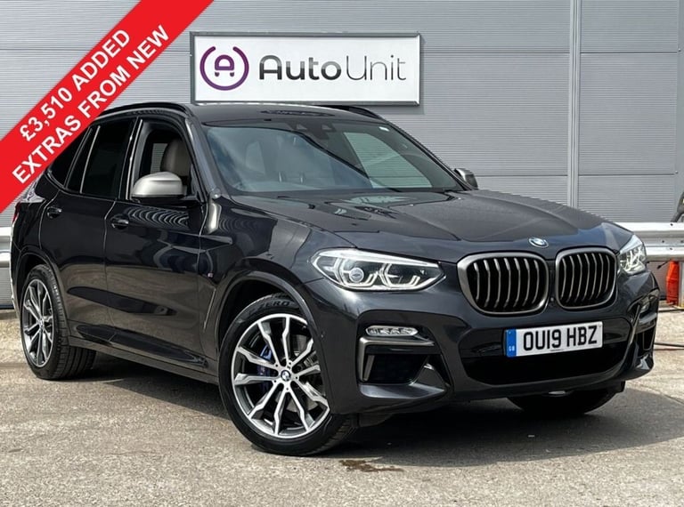 2019 BMW X3 3.0 M40I GPF SUV 5DR PETROL AUTO XDRIVE EURO 6 (S/S) (354 PS)
