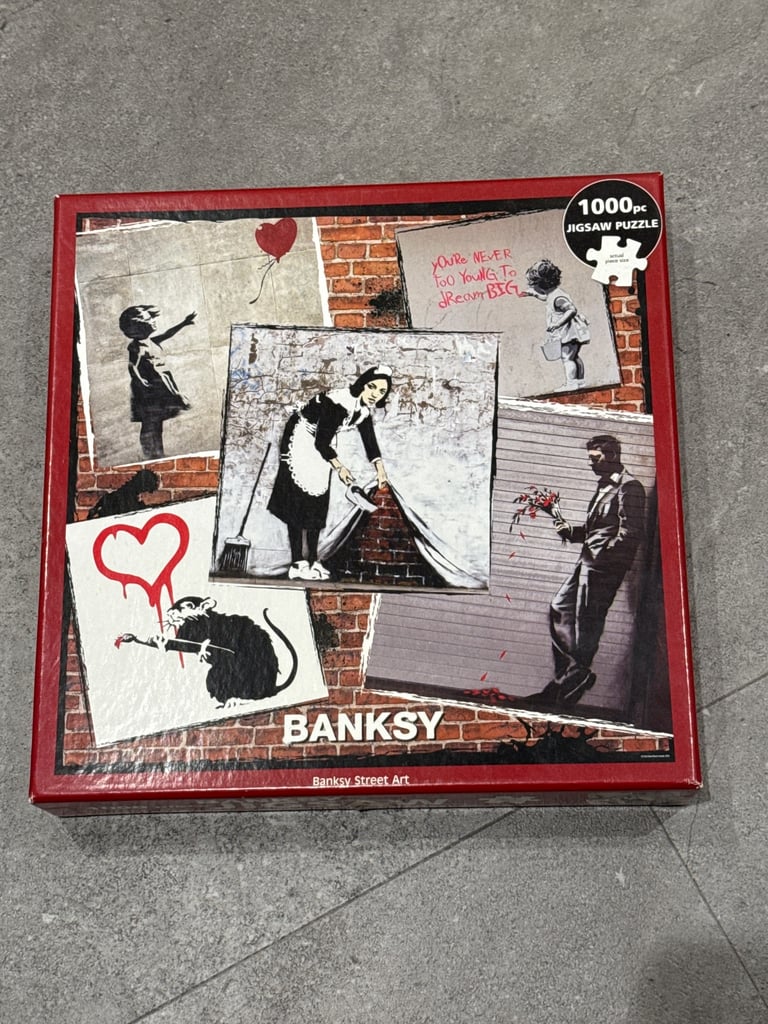 image for Banksy 1000 piece Jigsaw 