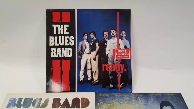 The Blues Band Vinyl LP Collection - 3 Albums - Ready, Itchy Feet, Official tested played 
