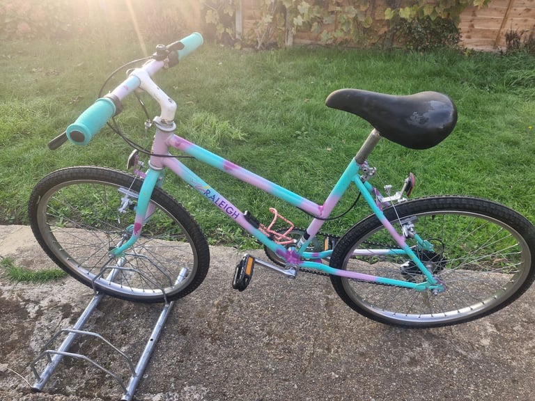 GIRLS TEENAGER YOUTH RALEIGH 24 INCH WHEELS 15 INCH FRAME 5 SPEED BIKE BICYCLE