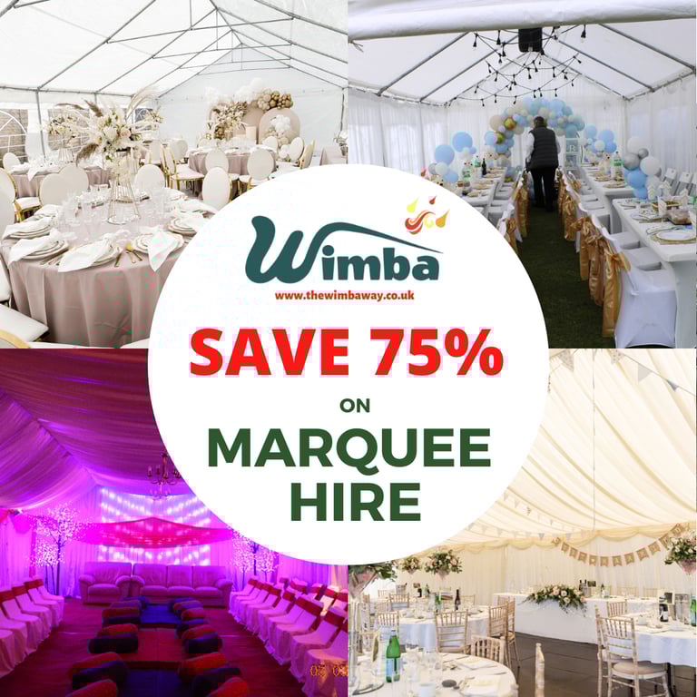Marquee Hire  - SAVE 75% - Star Stretch Tent Hire / Garden Igloo Hire / Table & Chair Hire