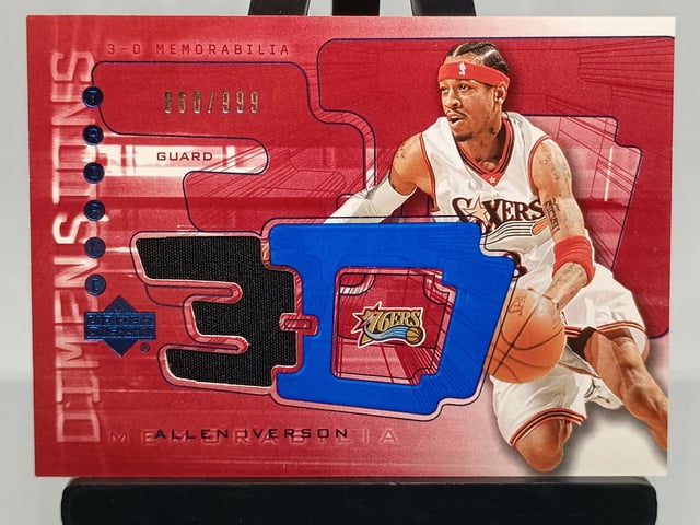 2003-2004 Allen Iverson Upper Deck Triple Dimensions #3DW2 /999
