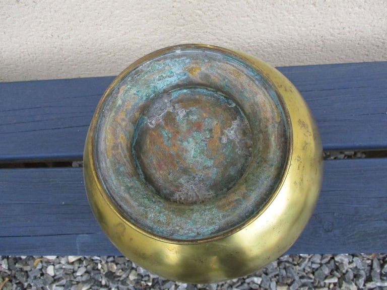 vintage Brass pots x 2