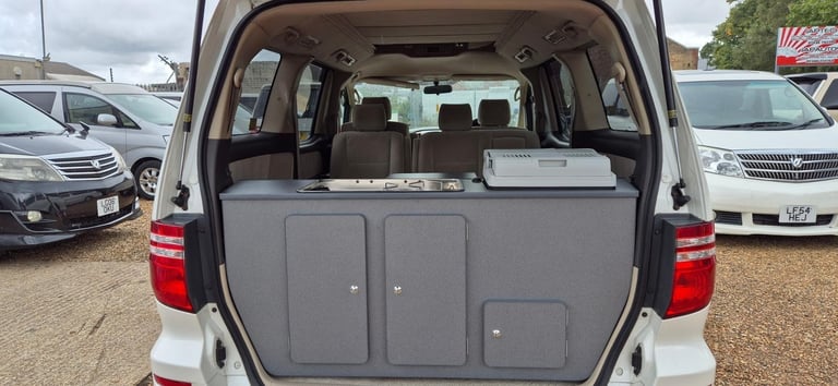 Toyota Alphard 4 Berth Campervan with Rear Conversion and Pop Top Roof