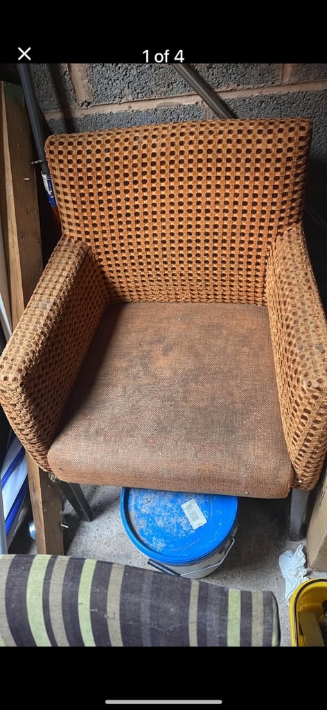 image for Ex coffee shop chairs - for upholstery / upcycling 