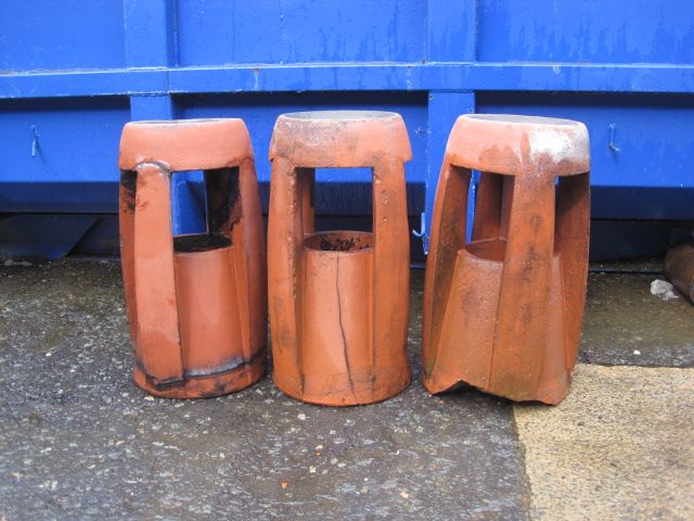 Reclaimed Georgian Clay Chimney Pots