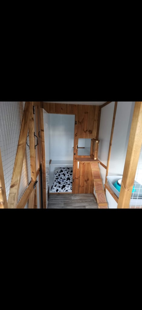 For sale Bespoke custom built cattery 