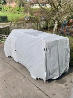FULL WINTER COVER FOR FIAT DUCATO BASED CAMPERVAN,