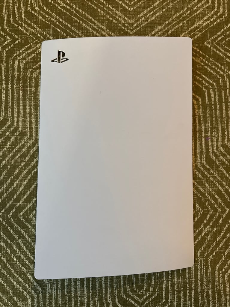 Official Genuine Sony PS5 Disc Edition Console Front and Back cover - White