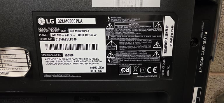 LG 32" TV