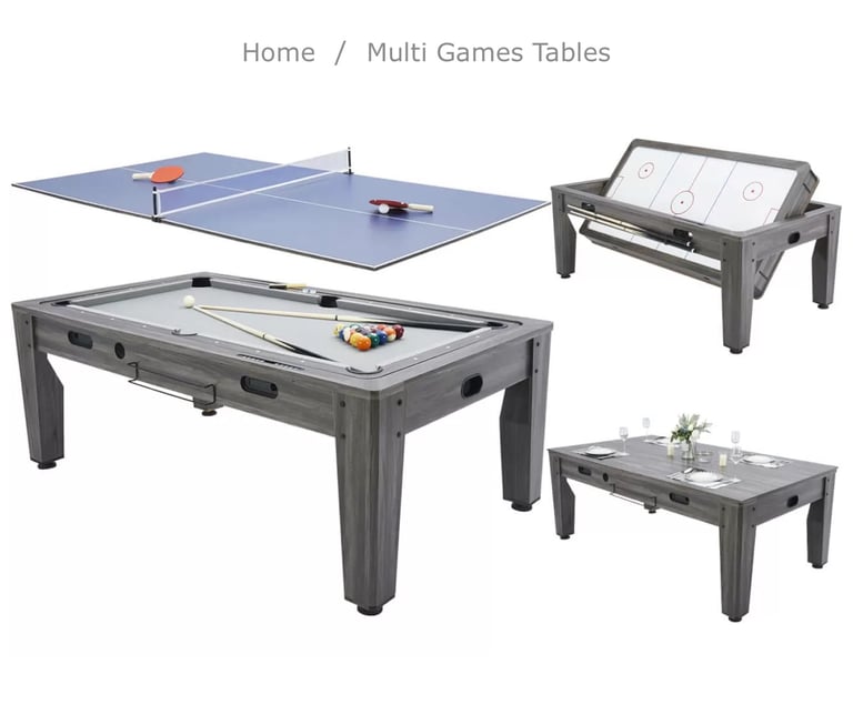 PURELINE 7ft MULTI GAMES TABLE