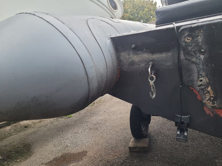 Avon SR4 inflatable rib boat and trailer