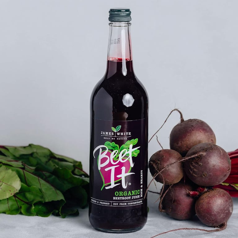 image for James White Organic Beetroot Juice 750ml (brand new bottle)