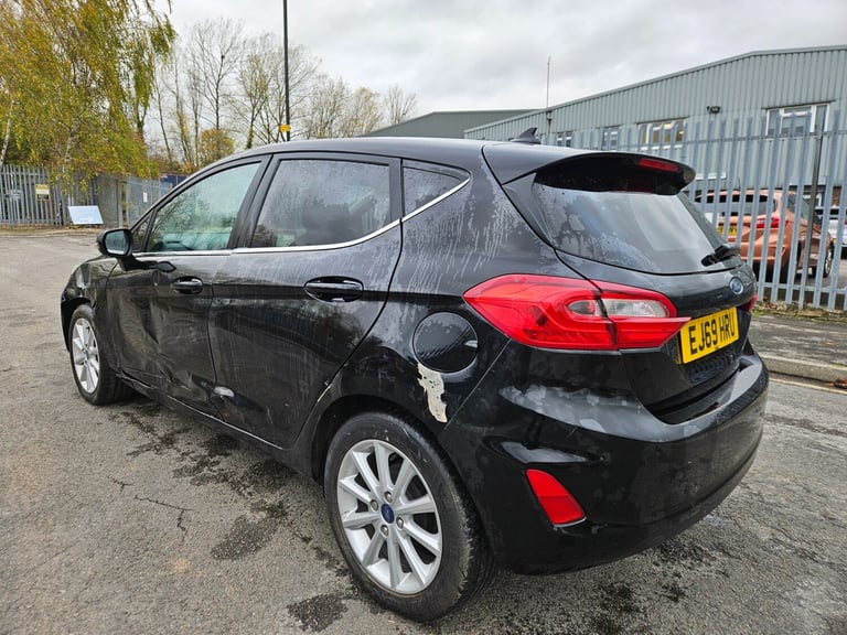 2019 69 FORD FIESTA 1.0 EcoBoost Titanium Black 5dr Damaged Salvage