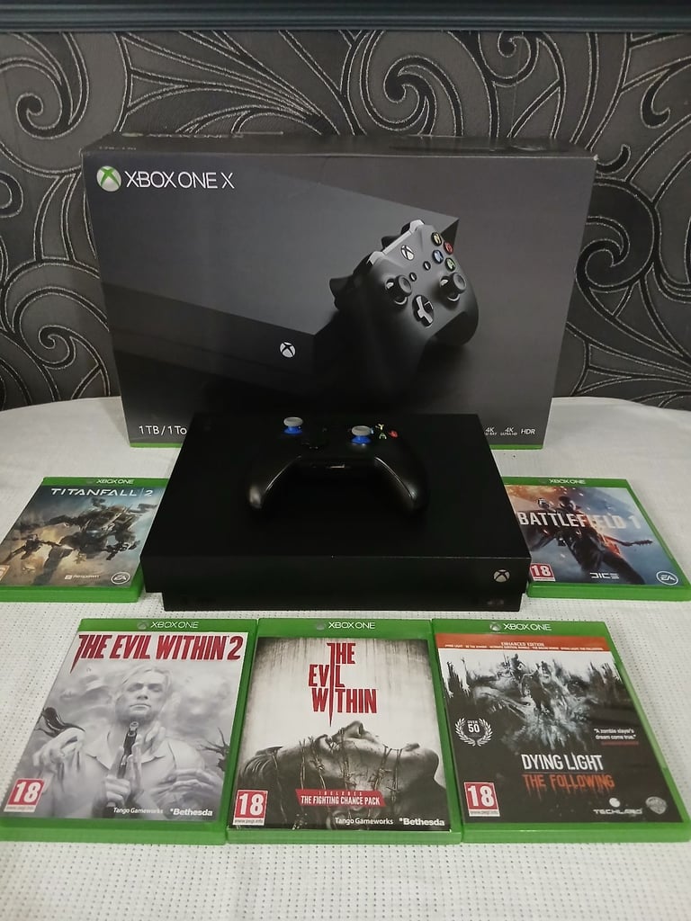 image for XBox One X Console 1TB , Controller & 5 Games (Inc Box)