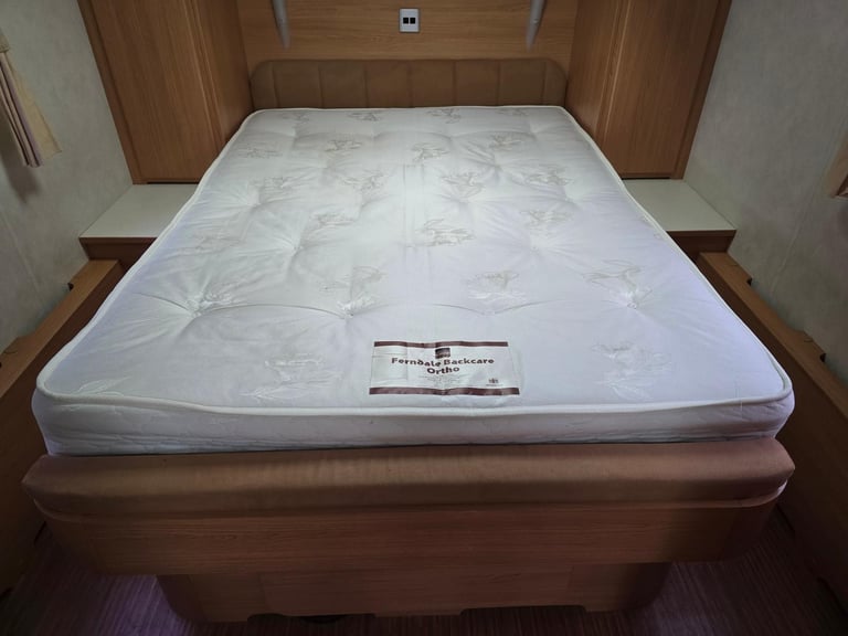 NOW SOLD 2009 Adria Adora 612DP 4 Berth Fixed Island Bed Caravan, Awning