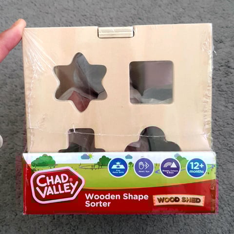 Chad valley discount wooden shape sorter