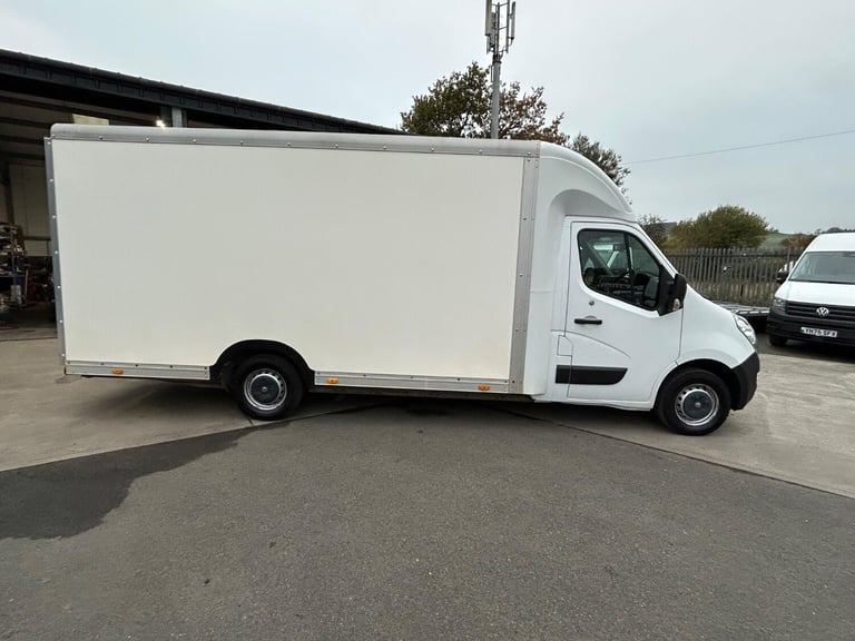 VAUXHALL MOVANO 2.3 CDTi 3500 Lo Loader Box Luton Van Air Con White Manual Diese