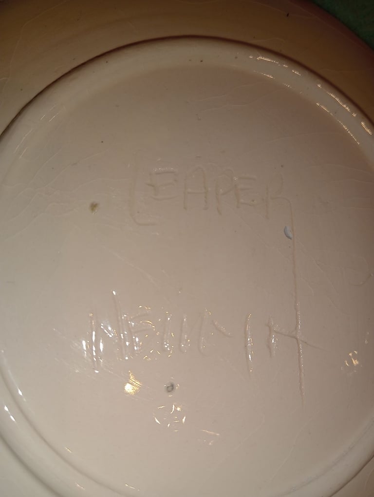 1960s / 1970s Newlyn pottery Eric Leaper Splash Plates 