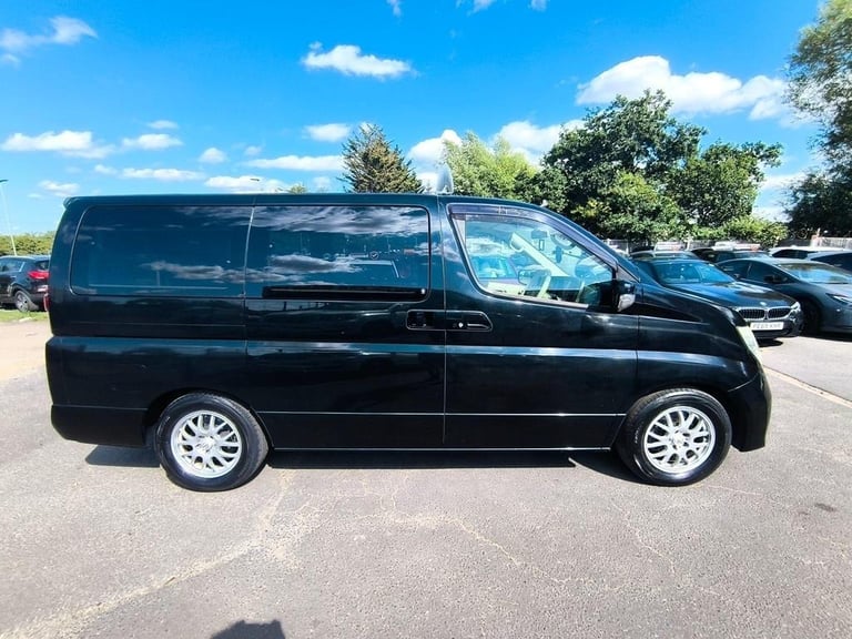 2008 Nissan Elgrand 2.5 Petrol 8 Seats Automatic Camper Van Roof LED TV ULEZ Free MPV Petrol Auto...