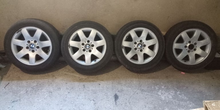 BMW 3 Series Wheels x Four, 205/55/R16 Very good, un-kerbed condition