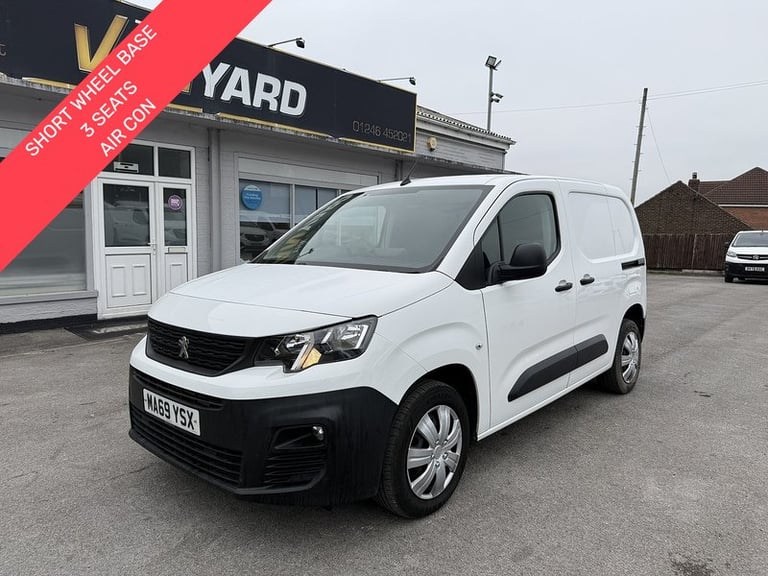 2019 Peugeot Partner 1.5 BlueHDi 1000 Professional SWB 3 SEATS AIR CON Van 5dr Diesel Manual SWB ...