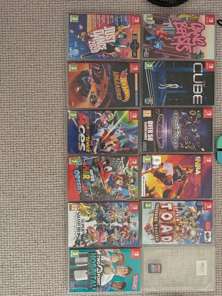 Nintendo Switch and 12 game bundle 