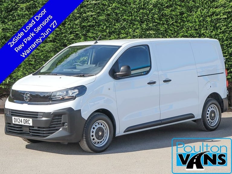 2024 Vauxhall Vivaro 2900 1.5 Turbo D 120 Prime L1 Panel Van, B.Tooth, Air Con, Cruise, Twin SLD ...