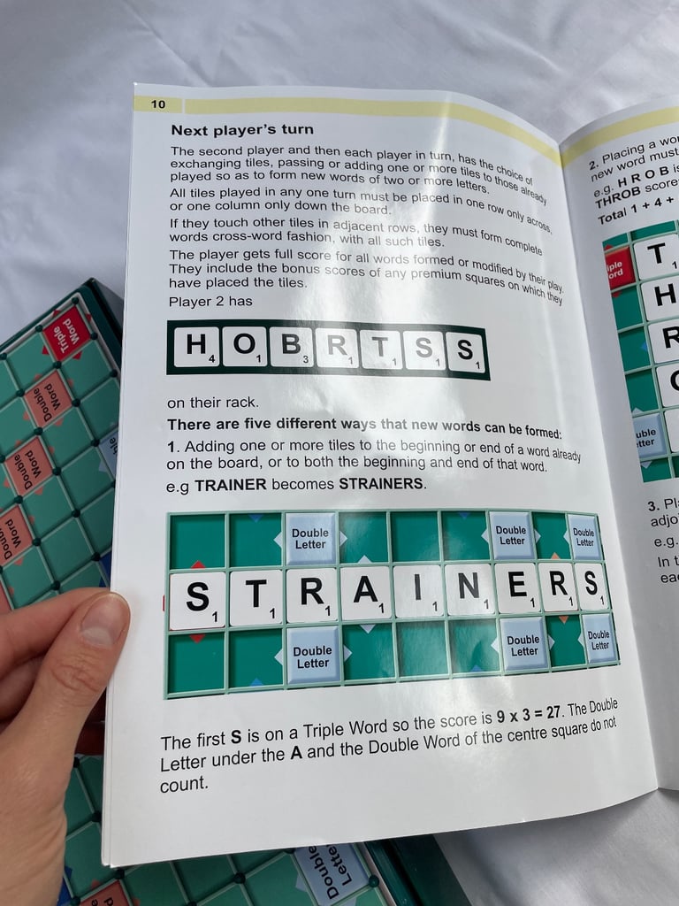 Large Print Scrabble board game for sale - Hammersmith